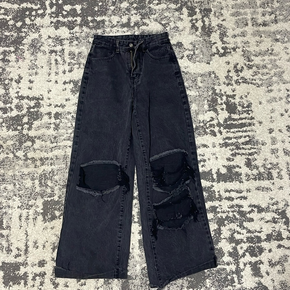 SHEIN wide legs jeans